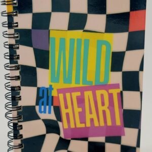 Checkered Wild at Heart Notepad & Pen