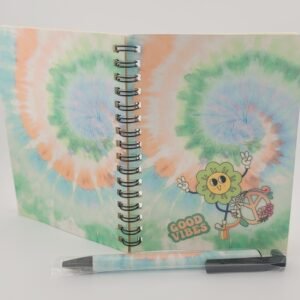 Good Vibes Tie Dye Notepad & Pen