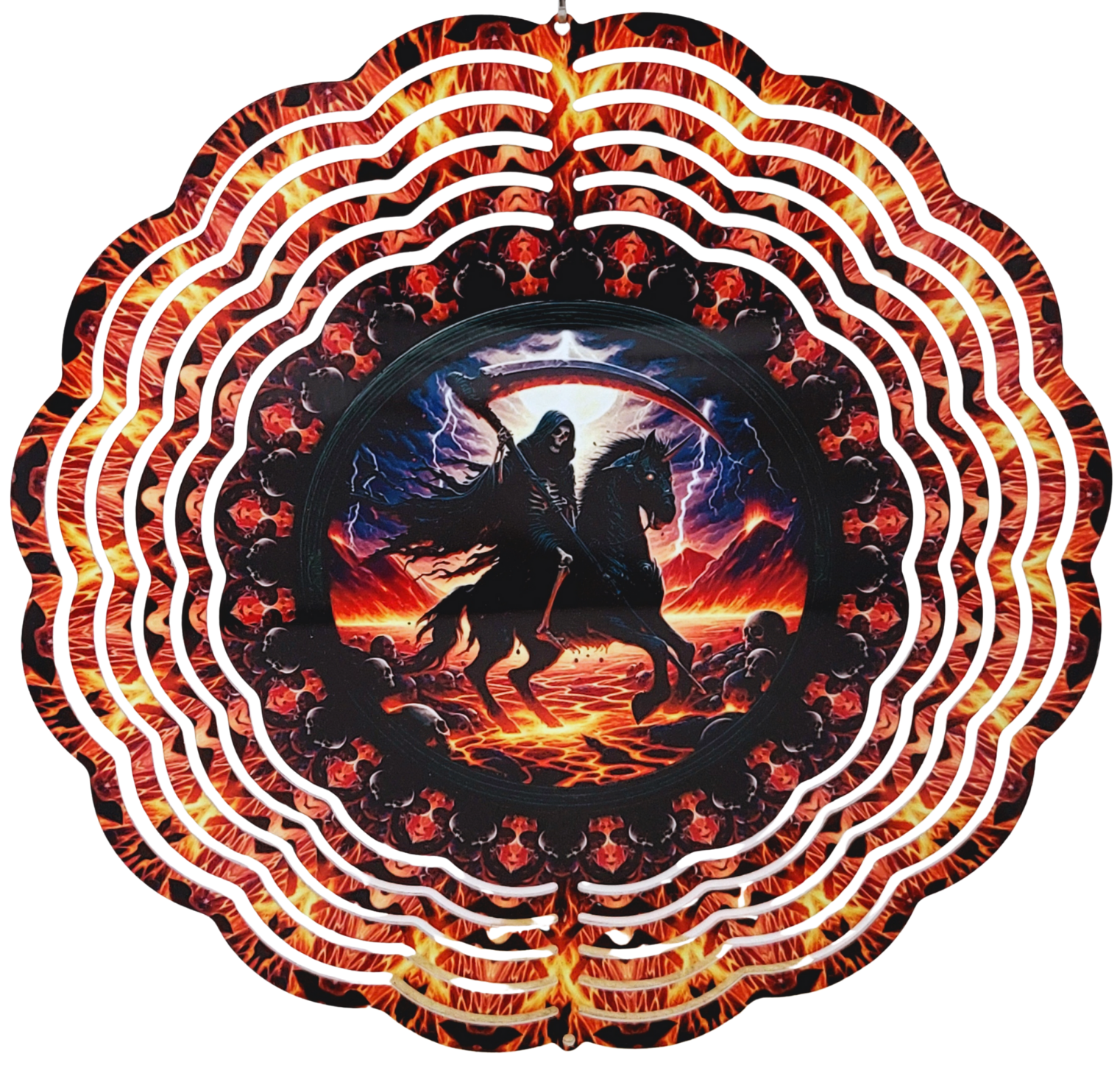 Grim Reaper 8 inch Wind Spinners