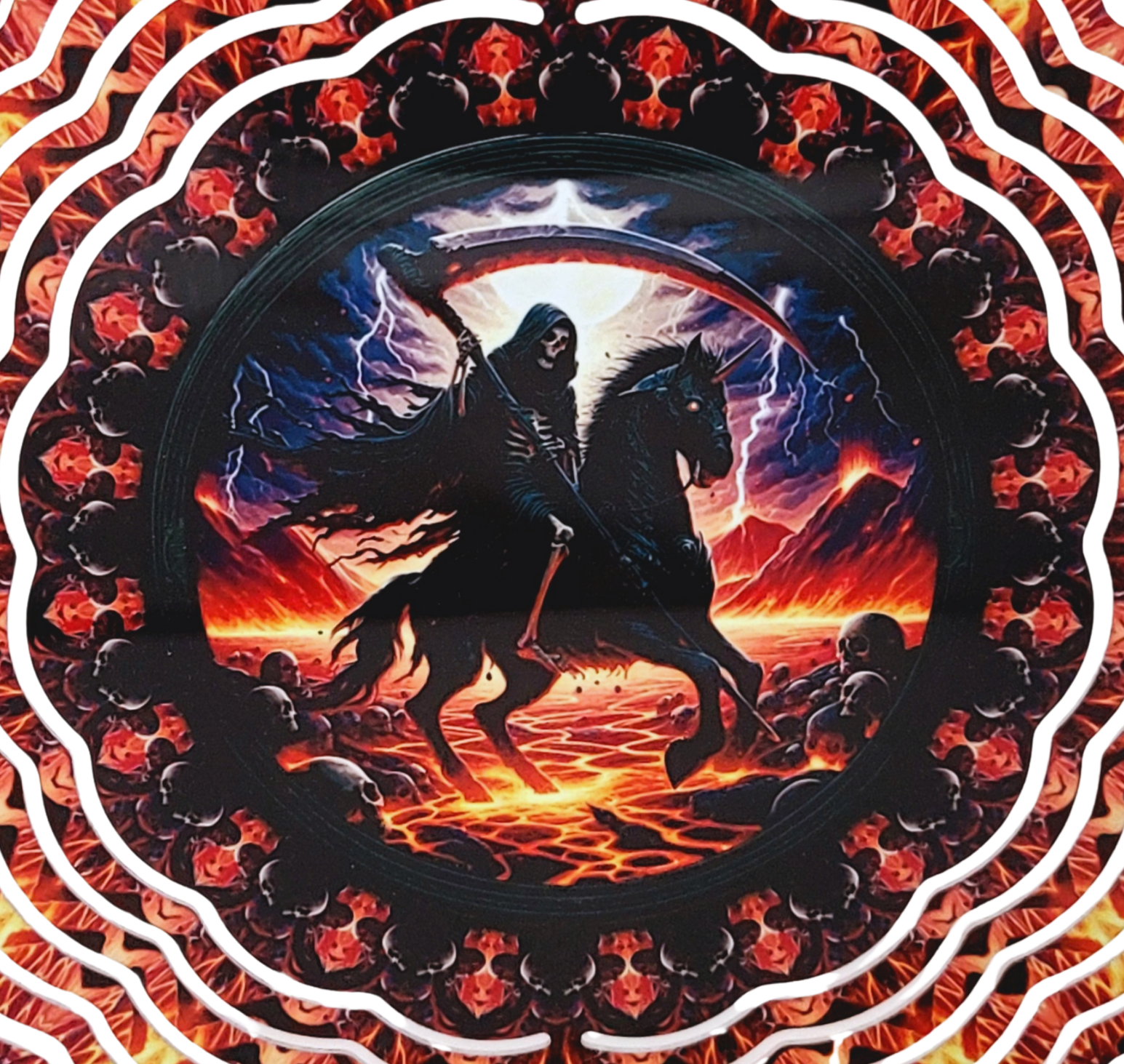 Grim Reaper 8 inch Wind Spinners - Image 2