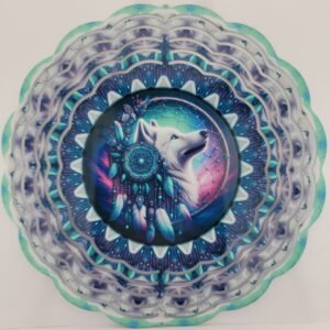 Dreamcatcher & Wolf 8 inch Wind Spinners