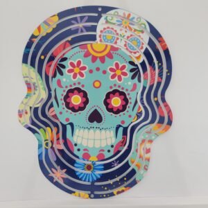 Sugar Skull Wind Spinner