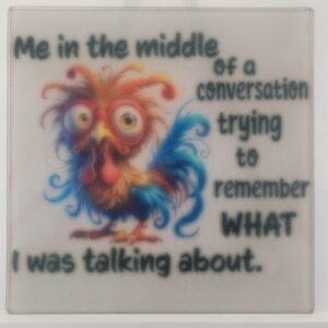 Crazy Chicken Glass Cutting Boards