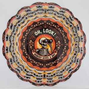 Oh Look - Nobody Gives a Shit 8 inch Wind Spinners